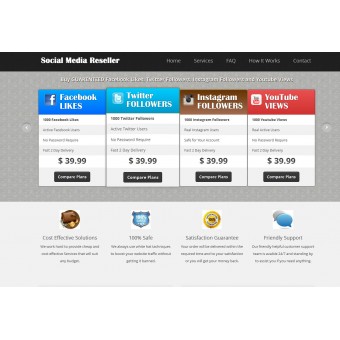 Social Reseller Website